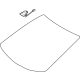 Toyota 56101-62916 Windshield, Front