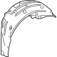 Toyota 65637-12100 Wheelhouse Liner, Rear Passenger Side