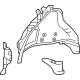 Toyota 61607-12C80 Inner Wheelhouse, Passenger Side