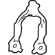 Toyota 48658-50020 Control Arm Bracket, Passenger Side