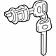 Toyota 69056-06100 Lock Cylinder, Front