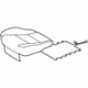 Toyota 71072-52M62-B1 Cushion Cover, Gray, Front Driver Side