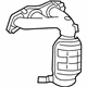 Toyota 17150-0P040 Exhaust Manifold, Driver Side