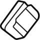 Toyota 90467-A0044 Corner Trim Retainer