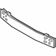 Toyota 52021-47060 Impact Bar, Front