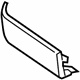 Toyota 71868-AA010-A0 Front Shield, Driver Side