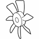 Toyota 16361-0A150 Fan Blade, Passenger Side