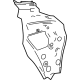 Toyota 61735-62020 Extension Panel, Inner Rear Passenger Side