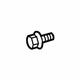 Toyota 90105-06241 Center Reinforcement Bolt, Front Upper