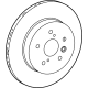 Toyota 42431-52190 Rotor, Rear Passenger Side