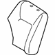 Toyota 71551-AA130 Seat Back Pad, Front Passenger Side