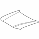 Toyota 53301-04120 Hood, Front