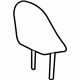 Toyota 71910-47430-B1 Headrest, Gray, Front