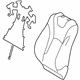 Toyota 71074-47610-B6 Seat Back Cover, Cool Gray, Driver Side