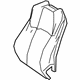 Toyota 71552-12710 Seat Back Pad, Driver Side