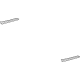 Toyota 57508-47030 Floor Reinforcement, Passenger Side