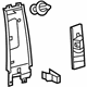 Toyota 62410-35010-B0 Upper Center Pillar Trim, Gray, Passenger Side