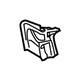 Toyota 61715-60110 Extension, Roof Side, Inner Upper Passenger Side