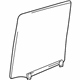 Toyota 68113-42020 Moveable Glass, Green, Passenger Side