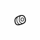 Toyota 85143-32290 Bracket Grommet, Rear