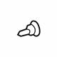 Toyota 90168-50070 Wheel Flare Fastener, Front