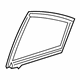 Toyota 68188-02230 Glass Weatherstrip, Passenger Side