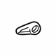 Toyota 72493-60020-B1 Adjust Handle, Front Driver Side