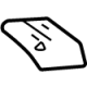 Toyota 63355-62010 Pad, Passenger Side