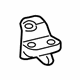 Toyota 12325-21020 Side Mount Bracket, Driver Side