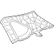 Toyota 62470-0A090-A0 Upper Quarter Trim, Beige, Inner Passenger Side