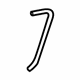 Toyota 75798-60040 Body Side Molding Rear Seal, Passenger Side