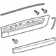 Toyota 75075-60120-A0 Body Side Molding, White, Outside Passenger Side