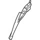 Toyota 61727-0E010 Lock Pillar Reinforcement, Passenger Side