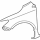 Toyota 53801-02110 Fender, Front Passenger Side