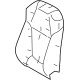 Toyota 71551-0R160 Seat Back Pad, Passenger Side