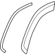 Toyota 75061-0C010 Outer Molding, Outside Upper Rear Passenger Side