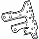 Toyota 86212-02310 AM/FM Cd Mount Bracket, Driver Side