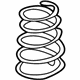 Toyota 48231-48190 Spring, Coil, Rear Passenger Side