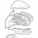 Toyota 87910-0R180-A0 Mirror Assembly, White, Passenger Side