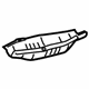 Toyota 18445-0P020 Converter Shield, Lower
