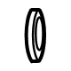 Toyota 17451-F0020 Muffler & Pipe Gasket, Rear