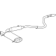 Toyota 17430-F0322 Muffler & Pipe Assembly