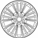 Toyota 42611-07150 Wheel, Alloy, Dark Gray