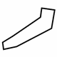 Toyota 75998-0R010 Protect Strip, Lower Passenger Side