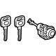 Toyota 69052-0A050 Lock Cylinder, Driver Side
