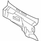 Toyota 55210-60191 Dash Pad, Front Inner