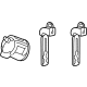 Toyota 69056-08010 Cylinder & Keys, Front