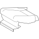 Toyota 79022-0E150-B2 Cushion Cover, Gray, Driver Side