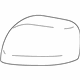 Toyota 87915-60020-C0 Mirror Cover, Black, Passenger Side