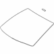 Toyota 56101-02810 Windshield, Front